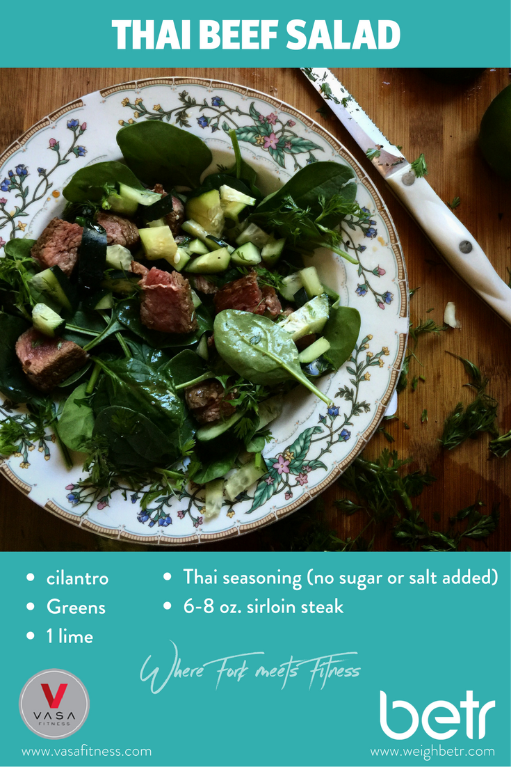 Thai Beef Salad %28level 1%29 - branded for Vasa Fitness
