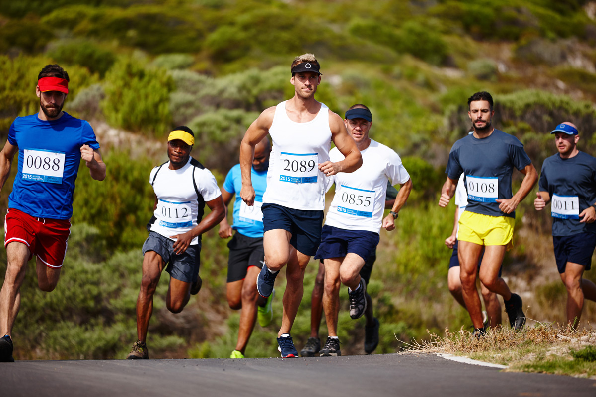 Top 7 Running Races in the U.S., Men running in a race