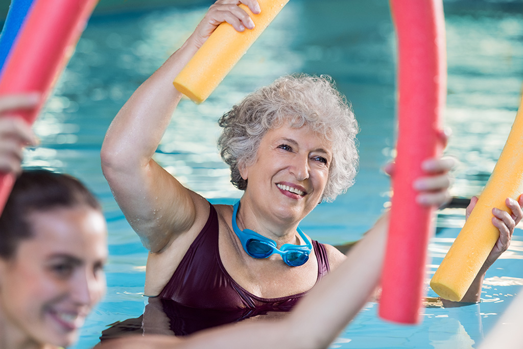 Swim aerobics discount