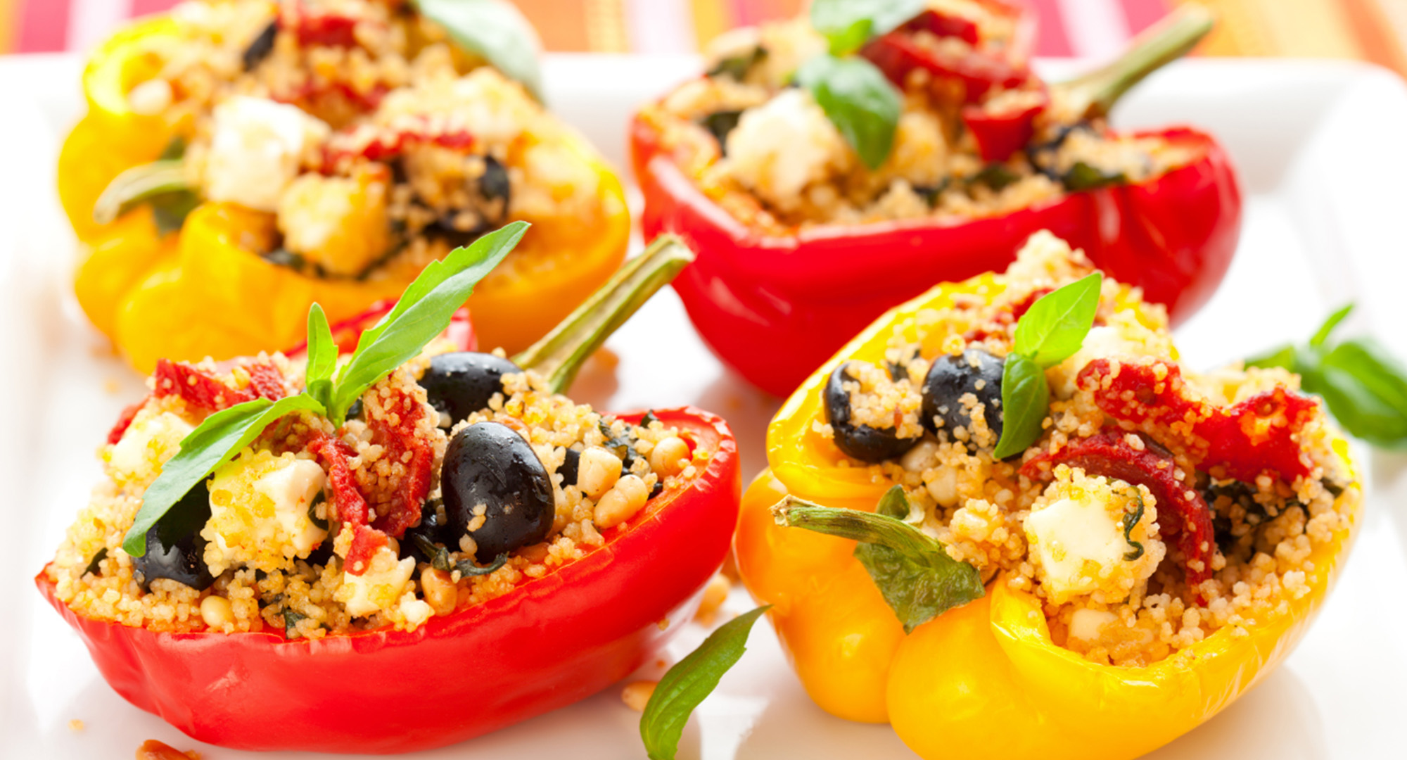 Mediterranean Stuffed Peppers - Vasa Fitness