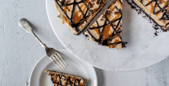 Vasa Post - Healthier Chocolate Peanut Butter Pie