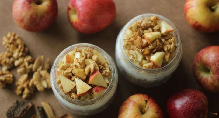 Apple Pie Overnight Oats